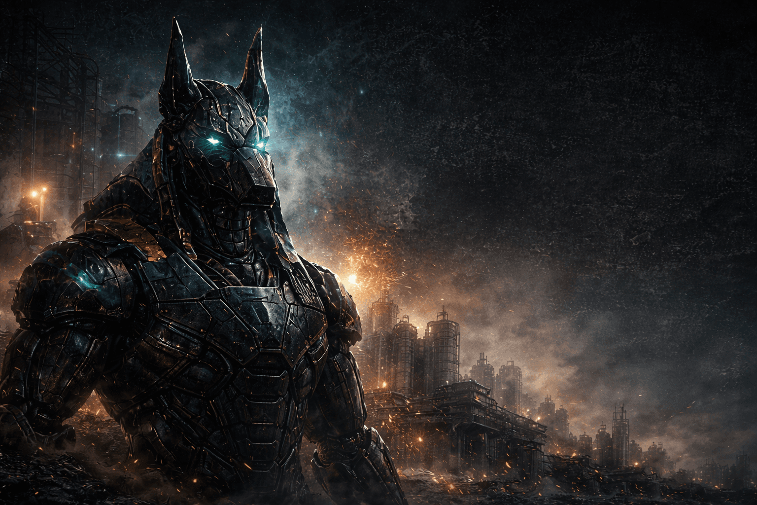 Cyber Anubis Background